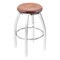 Holland Bar Stool Co 36" Swivel X-Tall Bar Stool, Chrome Finish, Med Maple Seat 80236CHMedMpl - alternate 1
